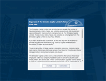 Tablet Screenshot of emirates-capital.com